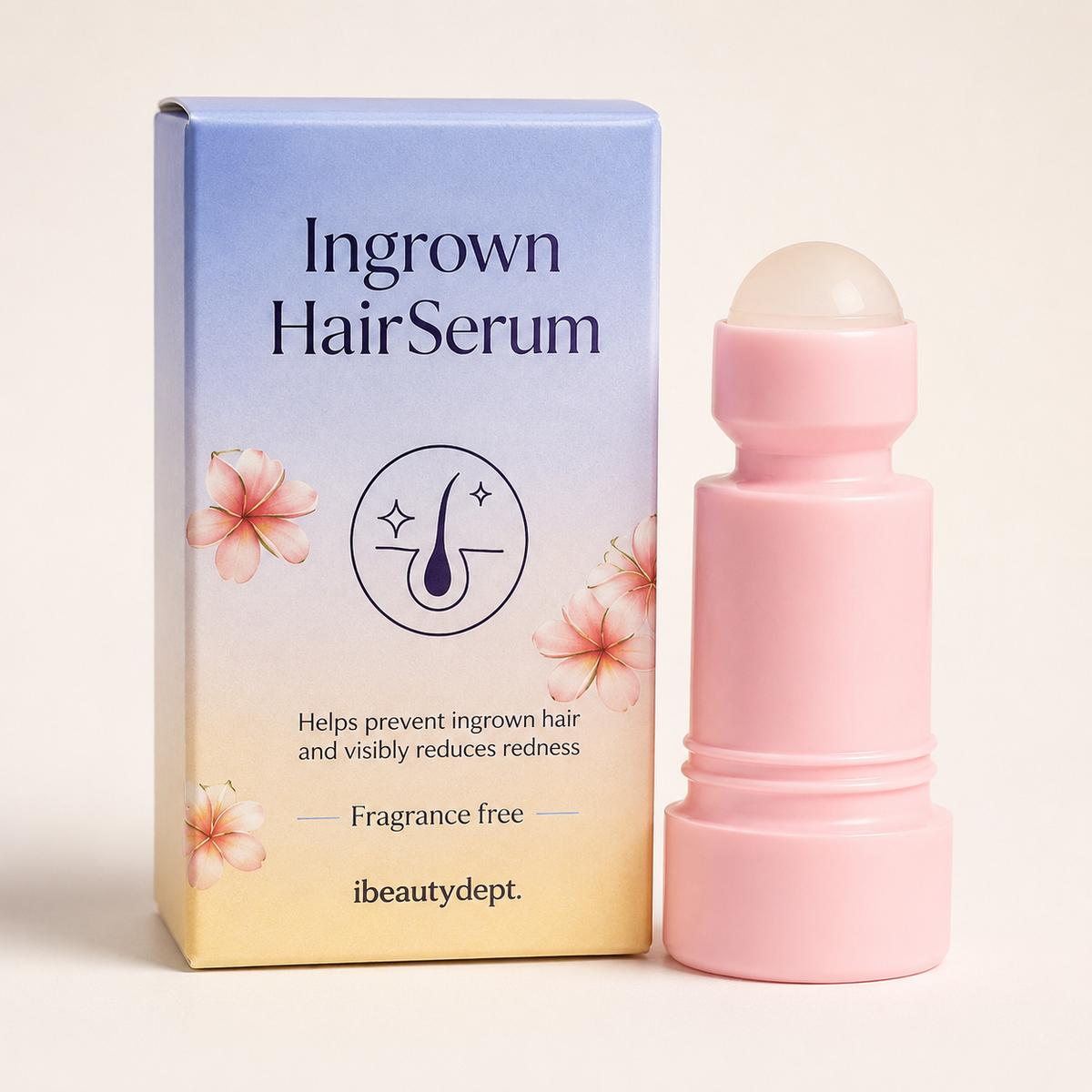 Ser Roll-On pentru Fire Crescute sub Piele BeautyDept – Fără Parfum