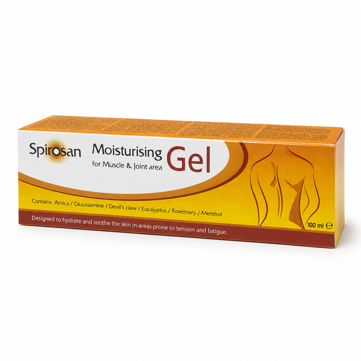 Spirosan – Gel pentru articulații și mușchi tensionați, cu arnică și mentol, 100 ml