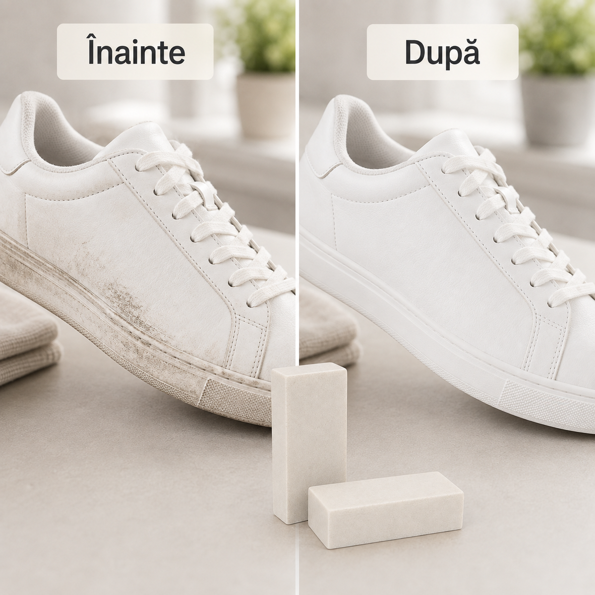 Set 2 Radiere pentru Curățat Pantofi & Adidași – Îndepărtează Urmele Rapid